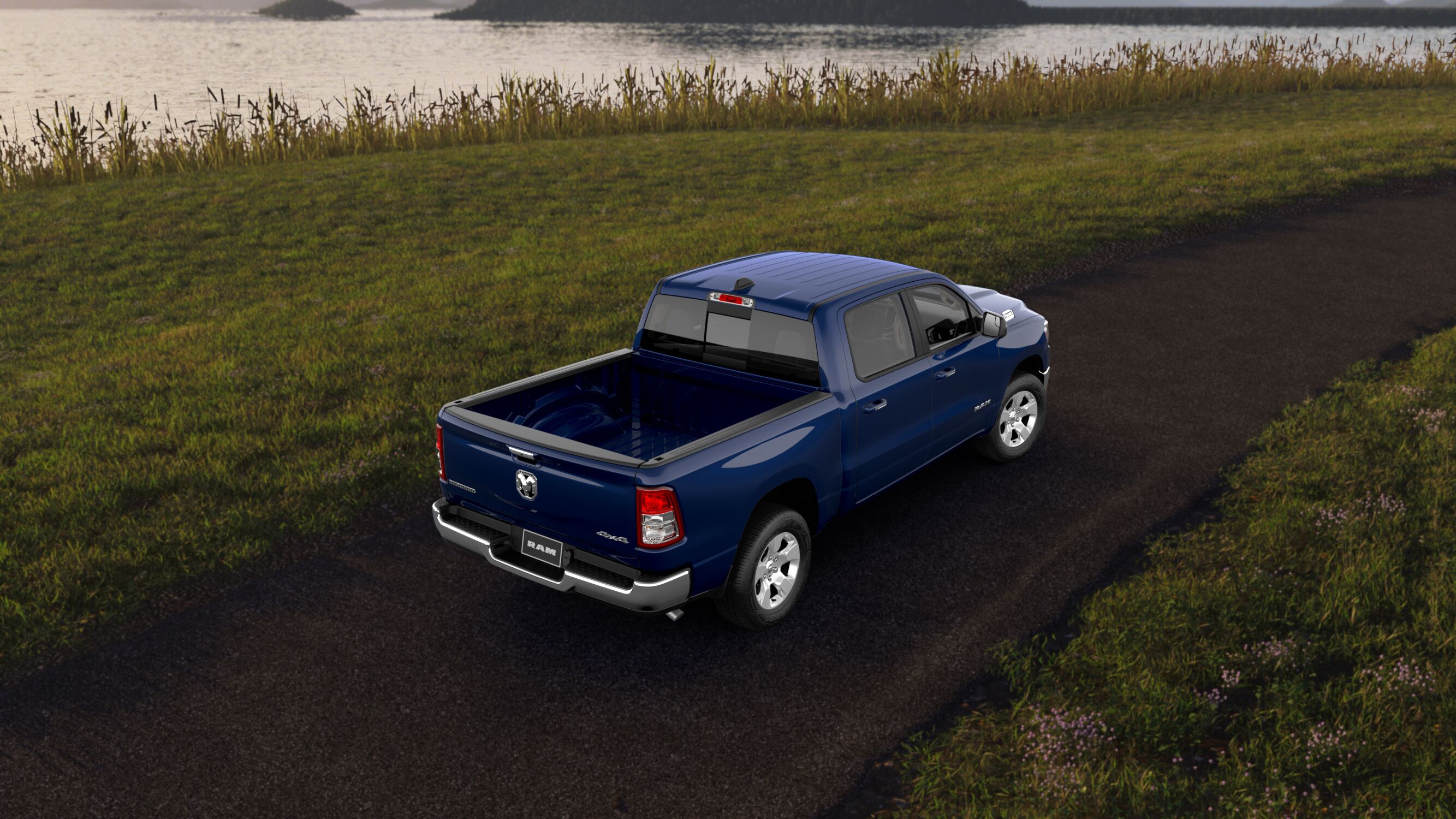 2019 Ram 1500 Classic Lone Star Blue Exterior Rear Picture